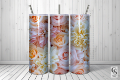 Pastel Delicate Floral Bouquet Pattern Product Image 5
