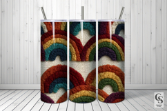 Boho Crochet Rainbow Seamless Patterns Product Image 5