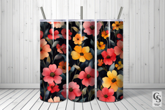 Watercolor Flowers Seamless Patterns Product Image 5