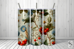 Botanical Floral Berries Seamless Patterns Product Image 5