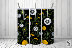 Cute Floral Dandelions Garden Seamless Patterns Product Image 3