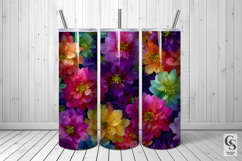 Multi Colored Flowers Seamless Patterns Product Image 5