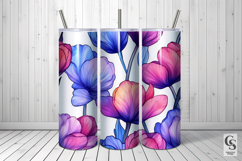 Large Tulip Flower Digital Papers Product Image 4