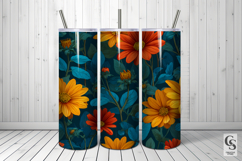 Mexican Sunflowers Seamless Patterns Product Image 2