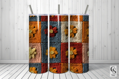 Vintage Patchwork Knitted Pattern Product Image 2