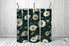 Shasta Daisy Flowers Seamless Patterns Product Image 5