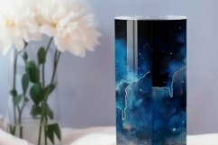 Cowboy tumbler wrap, Sublimation PNG design, Moonlight ride Product Image 3