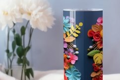 Day of the dead tumbler wrap, 3d sublimation PNG design Product Image 3