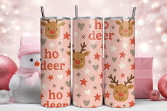 Christmas Reindeer Tumbler Wrap Product Image 1
