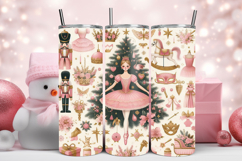 Christmas Ballet Tumbler Wrap Design Product Image 1