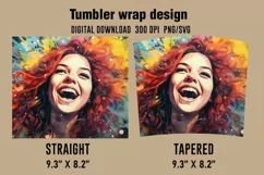 3D Cute Baby Tumbler Wrap Designs, Sublimation Design Product Image 2