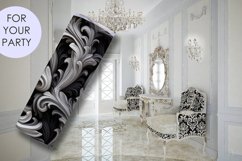 Tumbler wrap 20OZ voluminous flowers Victorian monogram Product Image 3