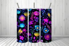 Neon Wildflowers Seamless Pattern Digital Papers Product Image 3
