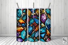 Colorful Stone Embroidery Digital Papers Product Image 4