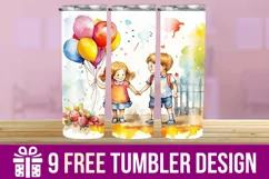 3D Cute Baby Tumbler Wrap Designs Product Image 1