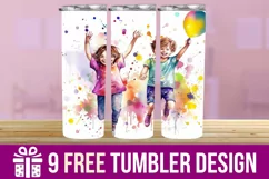 3D Cute Baby Tumbler Wrap Designs Product Image 1