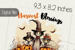 Halloween tumbler wrap, Sublimation PNG design Product Image 2