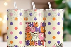 Halloween tumbler wrap, Sublimation PNG design Product Image 4