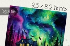 Halloween tumbler wrap, Sublimation PNG design Product Image 2