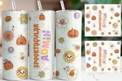 Halloween tumbler wrap, Sublimation PNG design Product Image 1