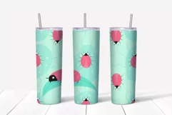 tumbler wrap ladybug tumbler sublimation summer