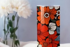 Mom tumbler wrap, Sublimation PNG design, Mama flowers Product Image 4