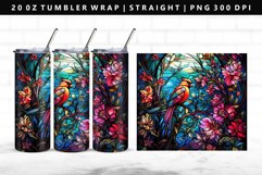 Bird 20oz Tumbler Wrap | Sublimation PNG Design Product Image 1