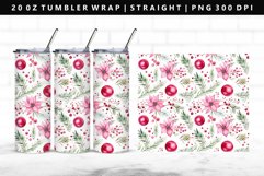Christmas 20oz Tumbler Wrap | Sublimation PNG Design Product Image 1