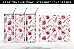 Christmas 20oz Tumbler Wrap | Sublimation PNG Design Product Image 1