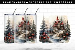 Landscape 20oz Tumbler Wrap | Sublimation PNG Design Product Image 1