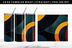 Retro Pop Art 20oz Tumbler Wrap | Sublimation PNG Design Product Image 1