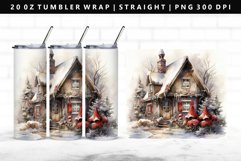 Landscape 20oz Tumbler Wrap | Sublimation PNG Design Product Image 1