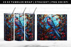 Bird 20oz Tumbler Wrap | Sublimation PNG Design Product Image 1