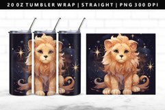 Zodiac Sign 20oz Tumbler Wrap | Sublimation PNG Design Product Image 1
