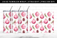 Christmas 20oz Tumbler Wrap | Sublimation PNG Design Product Image 1