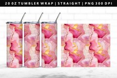 Alcohol Ink 20oz Tumbler Wrap | Sublimation PNG Design Product Image 1