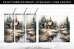 Landscape 20oz Tumbler Wrap | Sublimation PNG Design Product Image 1