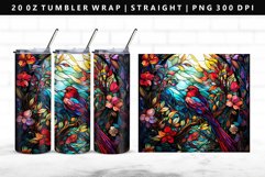 Bird 20oz Tumbler Wrap | Sublimation PNG Design Product Image 1