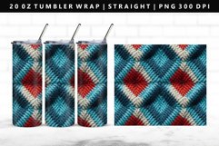 Knitted 20oz Tumbler Wrap | Sublimation PNG Design Product Image 1