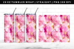 Alcohol Ink 20oz Tumbler Wrap | Sublimation PNG Design Product Image 1