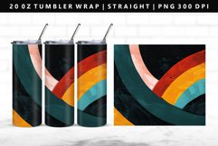 Retro Pop Art 20oz Tumbler Wrap | Sublimation PNG Design Product Image 1