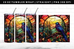 Bird 20oz Tumbler Wrap | Sublimation PNG Design Product Image 1