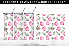 Christmas 20oz Tumbler Wrap | Sublimation PNG Design Product Image 1