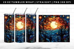Celestial 20oz Tumbler Wrap | Sublimation PNG Design Product Image 1