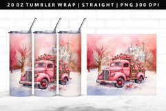 Truck 20oz Tumbler Wrap | Sublimation PNG Design Product Image 1