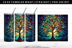 Tree 20oz Tumbler Wrap | Sublimation PNG Design Product Image 1