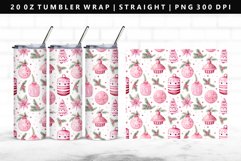 Christmas 20oz Tumbler Wrap | Sublimation PNG Design Product Image 1