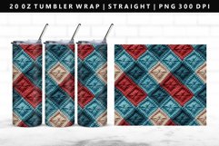 Knitted 20oz Tumbler Wrap | Sublimation PNG Design Product Image 1