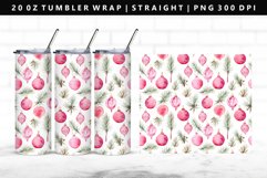 Christmas 20oz Tumbler Wrap | Sublimation PNG Design Product Image 1