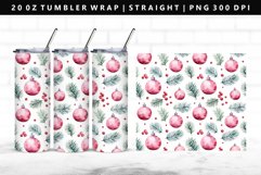 Christmas 20oz Tumbler Wrap | Sublimation PNG Design Product Image 1